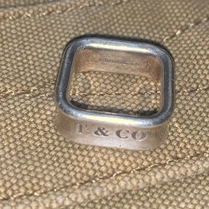 Authentic Tiffany & Co. Women’s Square Shaped Ring